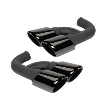 10-14 Porsche Cayenne V6 Motor için 1PAIR Arka Egzoz Uç Susturucu Uzun Boru Uçu