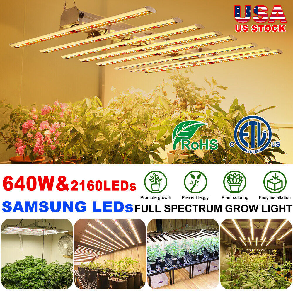 Adjustable Spectrum Samsung LED Grow Light Bars