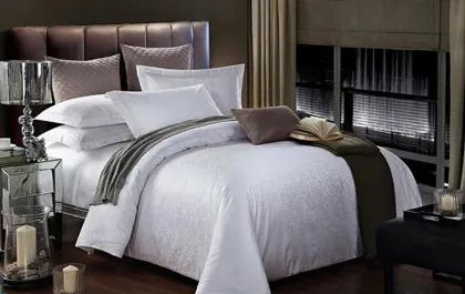 Customized hotel pure cotton bedding textiles sets
