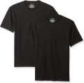 Essentielles schlankes Kurzärmler-Crewneck-T-Shirt von Männern