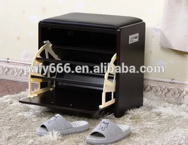 FengYu style modern wooden shoe rack