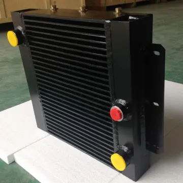 Aluminum Plate Fin Oil Cooler with Fan