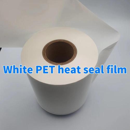 White PET heat sealable packaging film