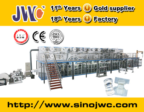 High Performance Full Servo Adult Diaper Machine 250pcs/min