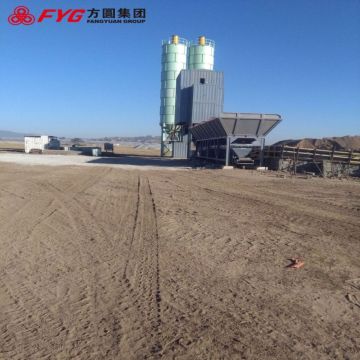 Industrial 90cbm/h concrete mixing plant engineering project