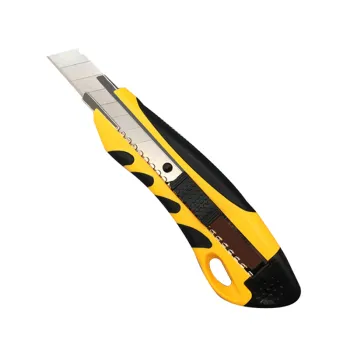Reliable quality black sliver 18mm utility knife