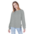 Equipaggio pullover a manica lunga con cappuccio da donna