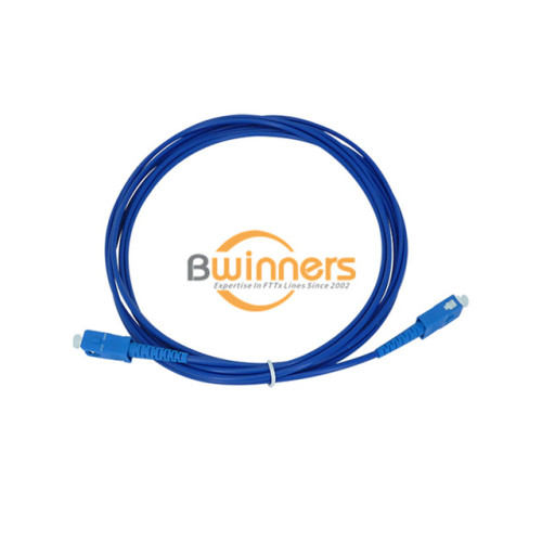 1F SC-SC SM หุ้มเกราะ PVC (OFNR) จัมเปอร์หุ้มเกราะ
