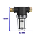 مرشحات المياه مرشح مدخل/3/4 بوصة فلتر المياه مدخل