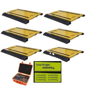 Portable Vehicle Scales: Ultra Thin Weigh Aluminum-Alloy Wheel Load Axle Truck Scales