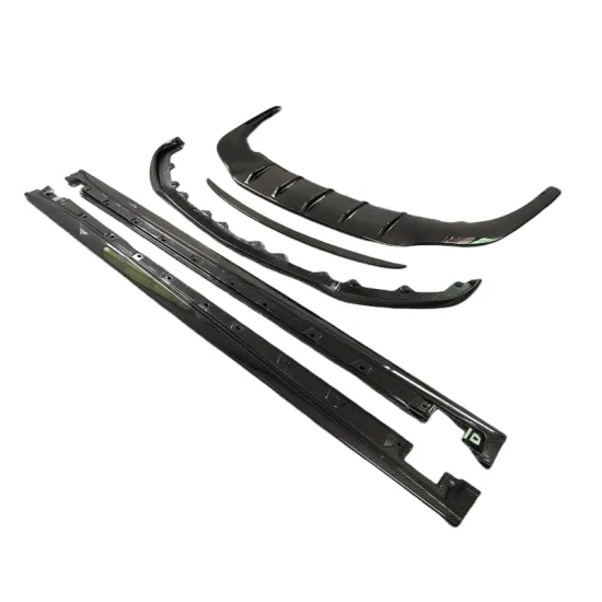 W12 Limited Edition Style Carbon Fiber Bodykit For Bentley Flying Spur 2022 Newest Side Skirts Front Lip Rear Diffuser Body Kits