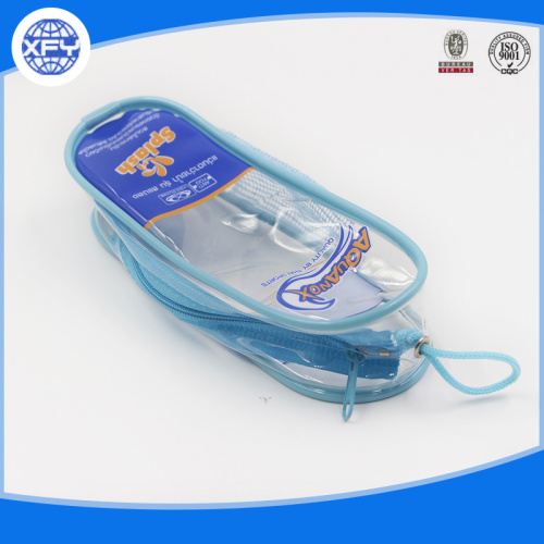 Transparent EVA PVC Plastic Zipper Bag