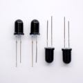 Fototransistor de 5 mm (detector) Receptor IR Lent Negre