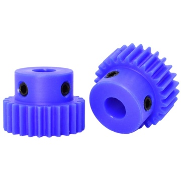 Short Lead Timing Straight Spur Gear and Flexible Rack Gear in Plastic Nylon: Sizes M0.5, M1, M1.5, M2, M2.5, M3