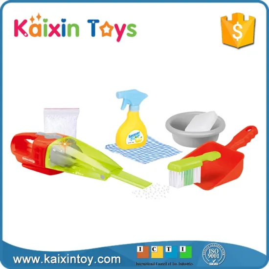 8 Piece Little Helper Toy Kids Vacuum Cleaning Play Set Toy