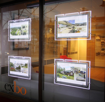 Real estate window lightbox