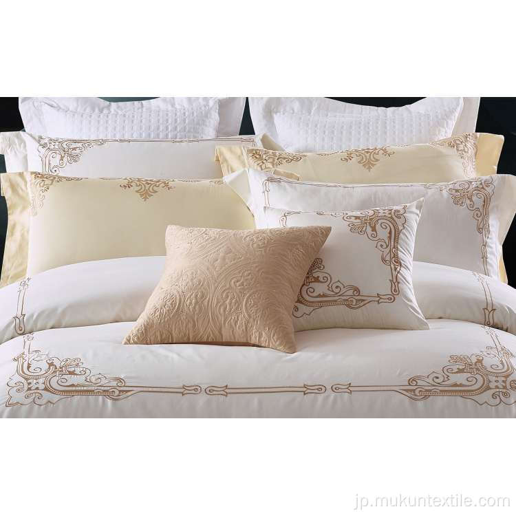 カスタム4 PCSベッド100％綿の寝具セット