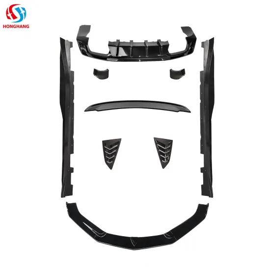 Honghang Factory Bumper Lip Side Skirt Rear Spoiler Full Wide Body Kit for Chevrolet Camaro (2015-2022)