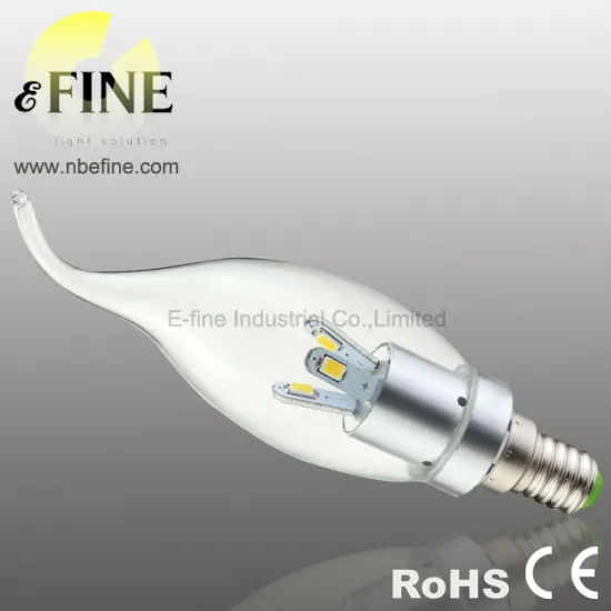 E14 led light candle bulb 3W China