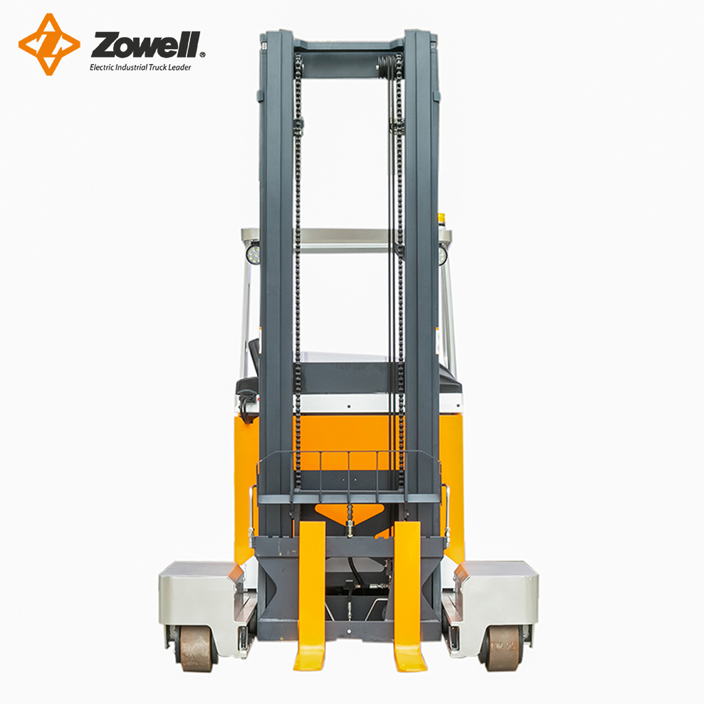 Multi directional forklift 3000kgs with fork positioner