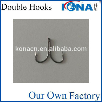 Wholesale High carbon steel double fishing hook,saltwater double hook for fishing