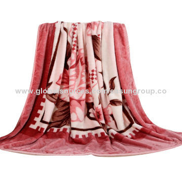 Super-soft raschel blanket, comfortable