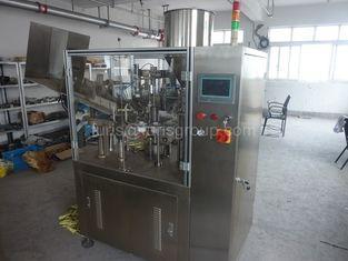 Full Automatic Tube Filling And Sealing Machine / 2100kg Co