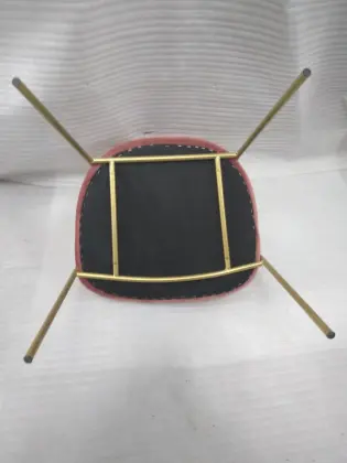 Rose Gold Stainless Steel Legs restaurant chair