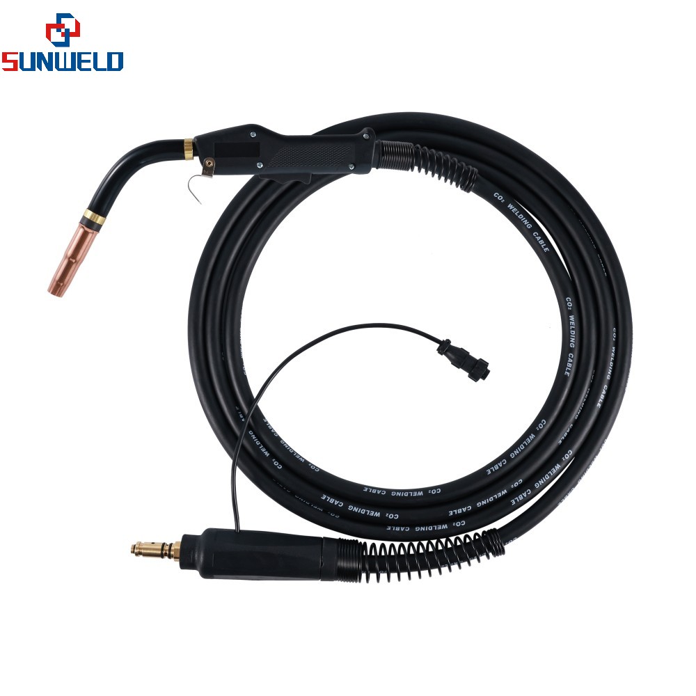 TW4 Gun Tube Flexible MIG GUN Tweco Connector & XL Rear Handle