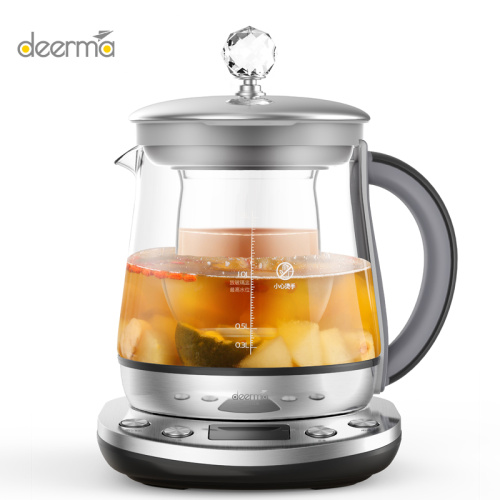 Original Factory Deerma 1.5L Multifunction Electric Health Pot Kettle with  Auto Power Off Protection for Household