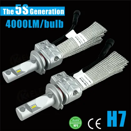 h4 high power led headlight kit bulb h7 with philips luxeon mz