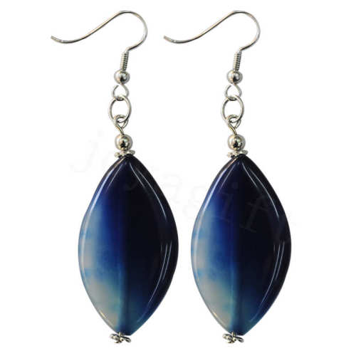 Natural Gemstone Agate Earring