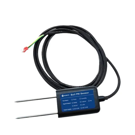 RS485 Agricultural Soil Sensor System: Comprehensive Monitoring of Conductivity, pH, NPK, Moisture, and EC with Dual Probe Transmitter