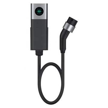 เครื่องชาร์จ EV แบบพกพาและติดผนัง 7kW 32A พร้อมจอแสดงผล LED และการควบคุมแอพ