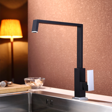 Black Omasa 360 Degeles Rotasi Faucet Mixer Dapur Fleksibel - Tarik Down Kitchen Mixer Tap