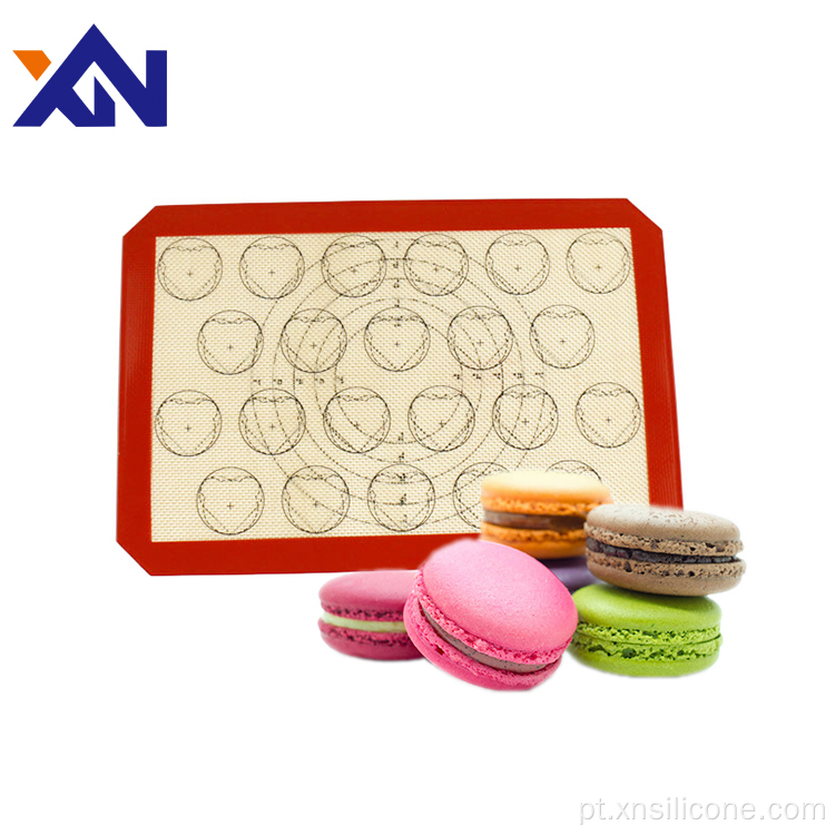 Aquecer o tapete de silicone de macaron de macaron resistente a não deslizamento