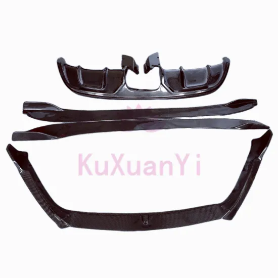 2013-2017 Jaguar F-Type Carbon Fiber Body Kit - Front Lip, Side Skirts, Rear Diffuser