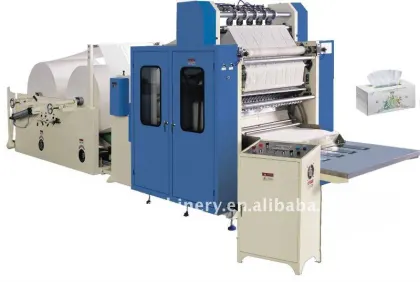 plastic film facial tissue folding machine