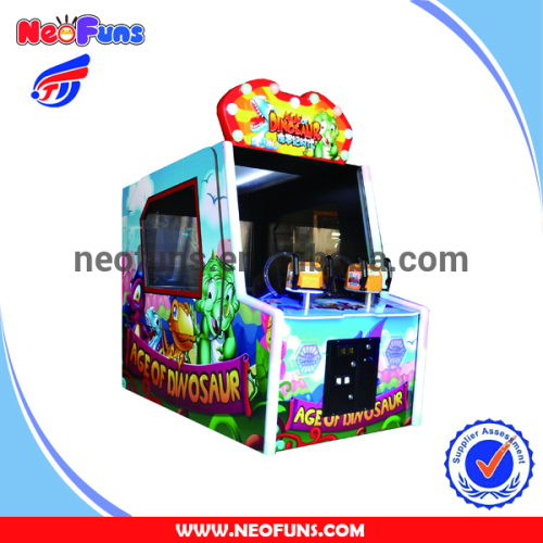 2016 High Quality Hot Sale Arcade Shooting Game Coin Operated Age Of Dinosaur Simulative Redemption Game Machine