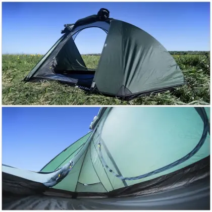 1P Ultralight Double-Layer Mountaineering Tent - Waterproof
