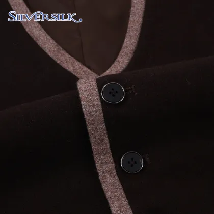 Vintage brown men tuxedo vest for suit