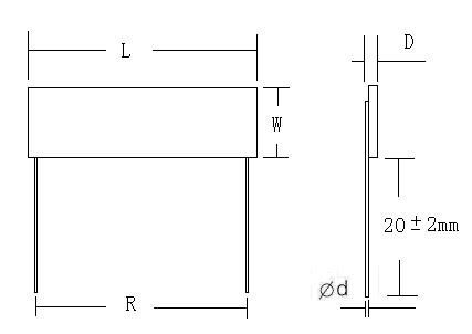 High Voltage Flat Style Resistor-selection table