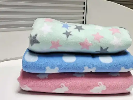 100% Polyester Polar Fleece Printed Fabric FDY 100d/144f
