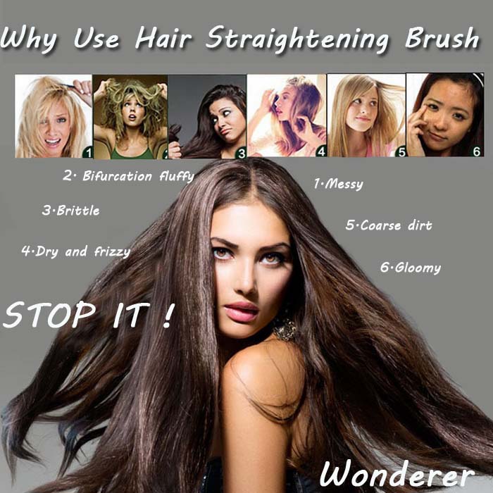 Hair Straightening Brush