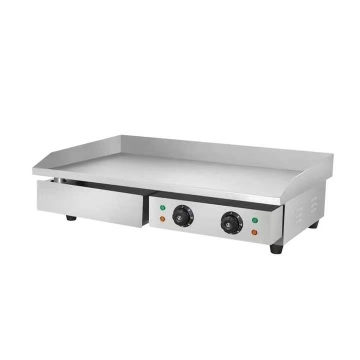 Electric Griddle for Pancake Fried Rice - Commercial Stainless Steel Electric Heating Equipment