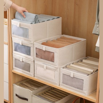 Organizador de ropa de venta caliente: Organizador de armario de vestuario para ropa interior plegable, juguetes y artículos de almacenamiento