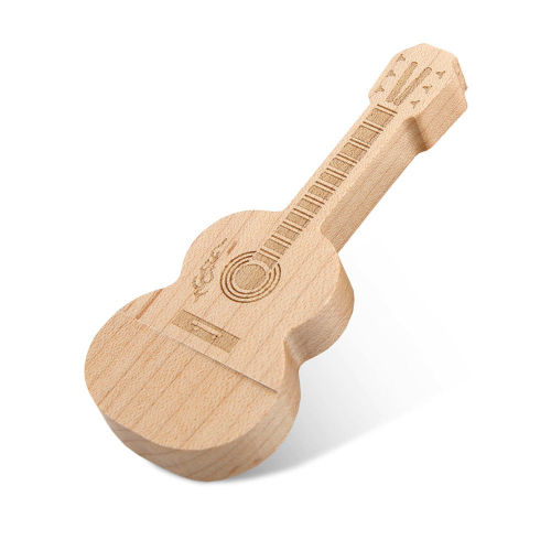 Guitar Usb Flash Drive Wood Usb Stick