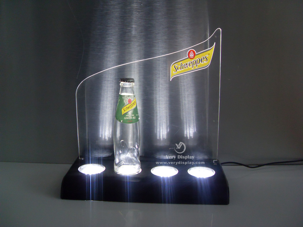 4-bottle light display