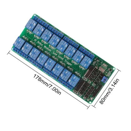 5V Relay with Optocoupler - 16 Channel OEM/ODM Relay Module