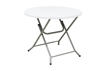 Waterproof 36 Inch Round Custom Plastic Folding Table